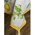 thumbnail image 4 of Maison d' Hermine Limoncello 100% Cotton Tablecloth for Kitchen Dining | Tabletop | Decoration | Parties | Weddings | Spring/Summer (Square, 60 Inch by 60 Inch)., 4 of 5