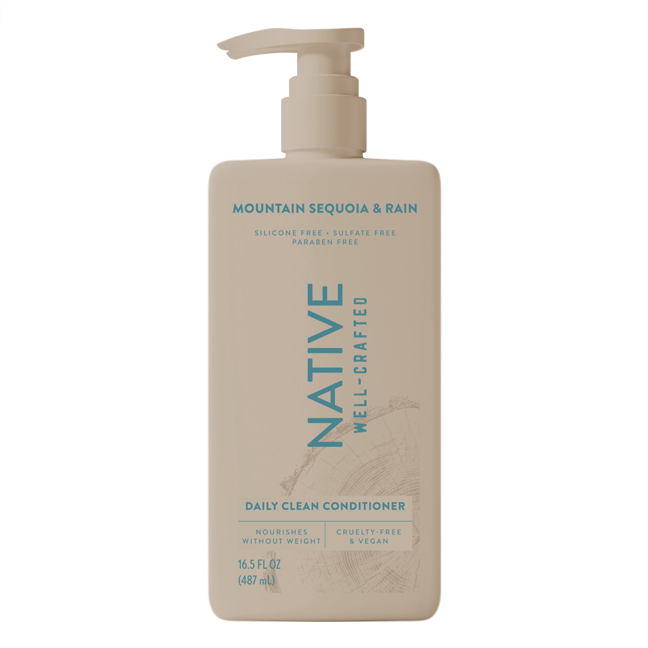 Native Daily Clean Men's Conditioner, Silicone and Sulfate Free, Mountain Sequoia & Rain, 16.5 fl oz