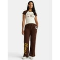 thumbnail image 2 of Disney Mickey Mouse Women's Graphic Wide Leg Jogger Pants, Sizes XXS-XXL, 2 of 4