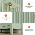 thumbnail image 3 of Fluted Dresser 54" Wide, 6-Drawer Wood Dresser for Bedroom, Modern Chest of Drawers, Storage Organizer Cabinet for Living Room, Hallway, Entryway, 3 of 8