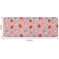 thumbnail image 7 of Pink Cow Milk Strawberry Pattern Kitchen Rug Mat,Kitchen Runner Rugs Non Skid Washable,Decorative Kitchen Floor Mats for Kitchen,Sink,Laundry,17"x47.2", 7 of 7