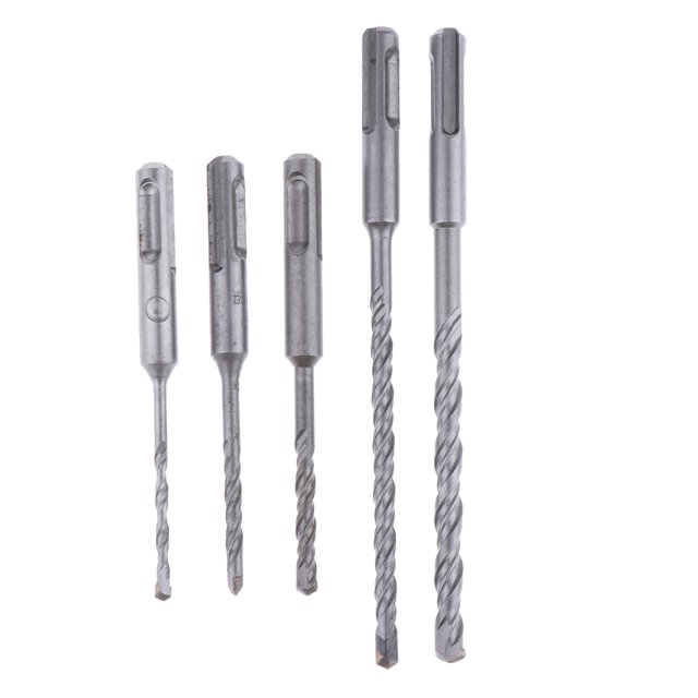 Broca Eléctrica de 5 Uds, Vástago de 4/5/6/8 / Mm, Herramientas Eléctricas de Torsión de Hormigón Cola Broca de perforación SDS Plus