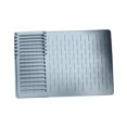 thumbnail image 2 of Tapete escurridor de platos de silicona para encimera Conjunto gris claro, 2 of 9