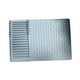 thumbnail image 2 of Tapete escurridor de platos de silicona para encimera Conjunto gris claro, 2 of 9