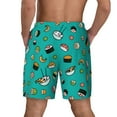 thumbnail image 4 of Fotbe Sushi Men’s Swim Trunks Quick Dry Swim Shorts Board Shorts with Mesh Lining-Small, 4 of 9