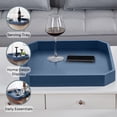 thumbnail image 4 of Convenience Concepts Palm Beach Geometric Decorative Serving Tray, Cobalt Blue, 4 of 5