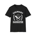 thumbnail image 2 of Culinary Gangster, Gildan Unisex Softstyle T-Shirt, Chef Graphic Tee, S-3XL, 2 of 5