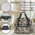 thumbnail image 5 of ZIATUBLE Aztec Southwest Carry Tote Bag Cow Print Sewing Machine Organizer with Storage Pocket Traveling Bag with Zipper Lightweight Sewing Machine Needle Storage Case Home Decor, 5 of 7