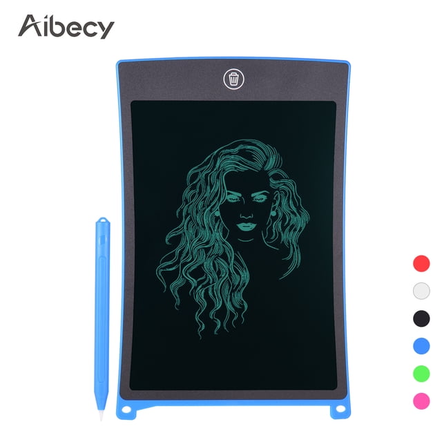 Aibecy Tablette d'Écriture LCD 8,5 Pouces Portable Réutilisable Tableau de Dessin Électronique Numérique Graphique avec Stylet Fonction Bouton Effaçable Verrouillage Cadeau pour Enfants Adultes Maison Bureau École