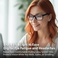 thumbnail image 3 of Blue Cut Adult Blue Light Blocking Computer Glasses, Black, 3 of 7