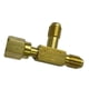 thumbnail image 1 of Adaptador de válvula en T de pulgada, conexiones en T de acceso rápido, rosca hembra resistente de pulgada para R134, 1 of 9