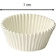 thumbnail image 3 of Cupcake capsules, individual cupcake molds for cupcakes, muffins and paper muffin baking, white, 5 cm, pack of 100, 3 of 5