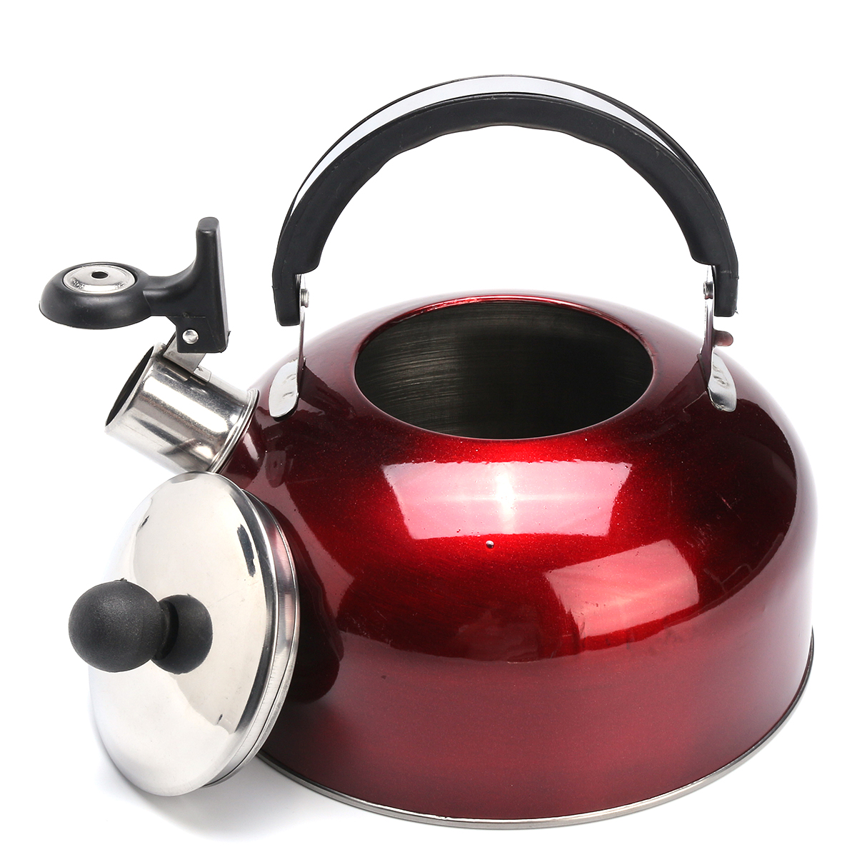 3 Colors Stainless Steel Silver Whistling Kettle 3L Electric Stove Gas