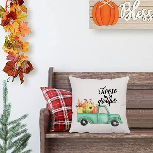 asddcavvf Decorations Fall Pillows Decorative Throw Pillows Fall Pillow Covers 16x16 Decorative Throw Pillows Thanksgiving Throw Pillows Toddler Pillows with Pillowcase