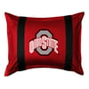 2pc NCAA Ohio State Buckeyes Pillowcase and Pillow Sham Set College Team Logo Bedding Accessories