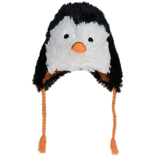Chapeau en Molleton Flou Penguin Bambin