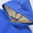 thumbnail image 5 of Hessimy Boys Zip-Up Fleece Hoodies Sweater Jacket Essentials Hoodie Unisex Essentials Hoodie Boys Hoodies Size 14-16 Oversized Hoodie (Blue,4-5 Years), 5 of 9