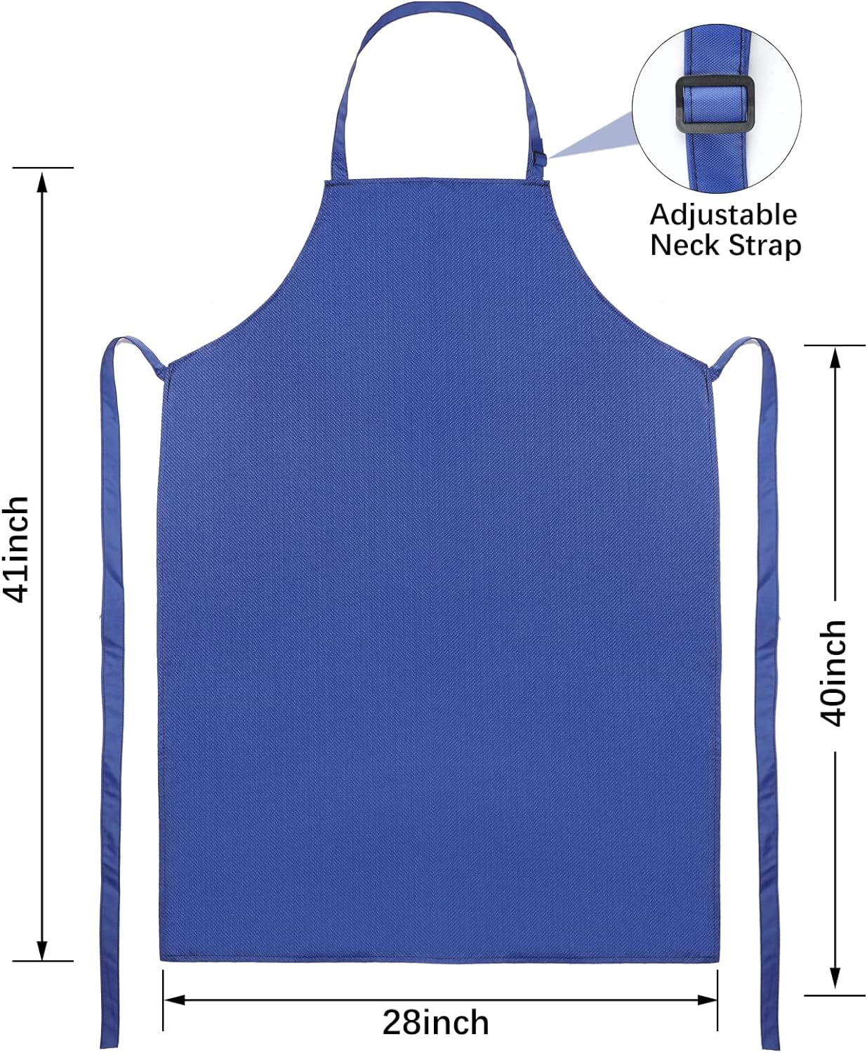 Gotega Waterproof Rubber Vinyl Apron Adjustable Dishwasher - for Women Men Heavy Duty Work