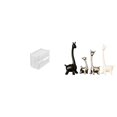 thumbnail image 1 of Caja De Almacenamiento De Papel Higiénico Acrílica, Dispensador Moderno De Toallas De Papel, Soporte De Papel Higiénico De Pared, Figuras De Jirafas, Estatua De Cerámica, Centro De Mesa,, 1 of 8