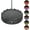 Black, variant on Coffee Mug Warmer for Desk Auto Shut Off, 7 Colors Changing Coffee Warmer Plate with 4 Temp Settings, Drink Warmer for Coffee, Milk, Tea, Hot Chocolate, Candle Warmer, Office & Kitchen Gifts