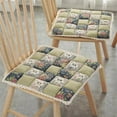 thumbnail image 6 of Luoshdecor Square Chair Cushion,Quilted No Slip Lace Trim Chair Cushion Floral Seat Pad for Kitchen Chairs Office Graden, 6 of 6