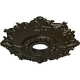 thumbnail image 3 of Ekena Millwork 18"OD x 3 1/2"ID x 1 1/2"P Riley Ceiling Medallion (Fits Canopies up to 4 5/8"), Hand-Painted Stone Hearth, 3 of 5