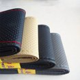 thumbnail image 2 of Hand Sewing Steering Wheel Cover Microfiber Leather Sweat-absorbent Breathable Car Steering Wheel Cover black 38cm, 2 of 7