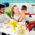 thumbnail image 3 of Air Popper Popcorn Maker,Vintage Table-Top Popcorn Maker, 1400 Watts, 120 V Home Electric Hot Air Popcorn Machine with Measuring Cap,  Oil Free & BPA-Free, Red, 3 of 13