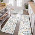 thumbnail image 2 of Pioneer Flower Floral Print Pattern Kitchen Rugs Sets Of 3,Kitchen Runner Rugs Non Skid Washable,Decorative Kitchen Floor Mats for Kitchen,Sink,Laundry,17"x30"+ 17"x47" + 17"x59", 2 of 6