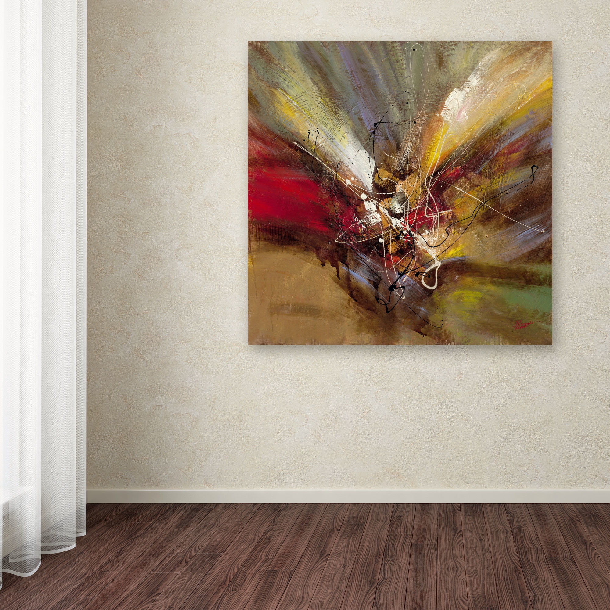 Trademark Fine Art "Sunrise" Canvas Art by Ricardo Tapia