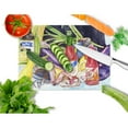 thumbnail image 2 of Carolines Treasures 8637LCB Crystal Hot Sauce with Seafood Glass Cutting Board Large 12H x 16W multicolor, 2 of 2
