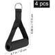 thumbnail image 2 of 4 piezas de banda de resistencia manijas de plástico anillo en D correa de ejercicio banda de espuma equipo de fitness para gimnasio en casa entrenamiento de fuerza aérea estiramiento negro WD.WDQZL Hogar, 2 of 8