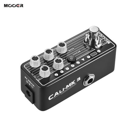 MOOER MICRO PREAMP Series 008 Cali-MK 3 Californian Session Combo Digital Preamp Preamplifier Guitar Effect Pedal True (Best Combo Amp For Pedals)