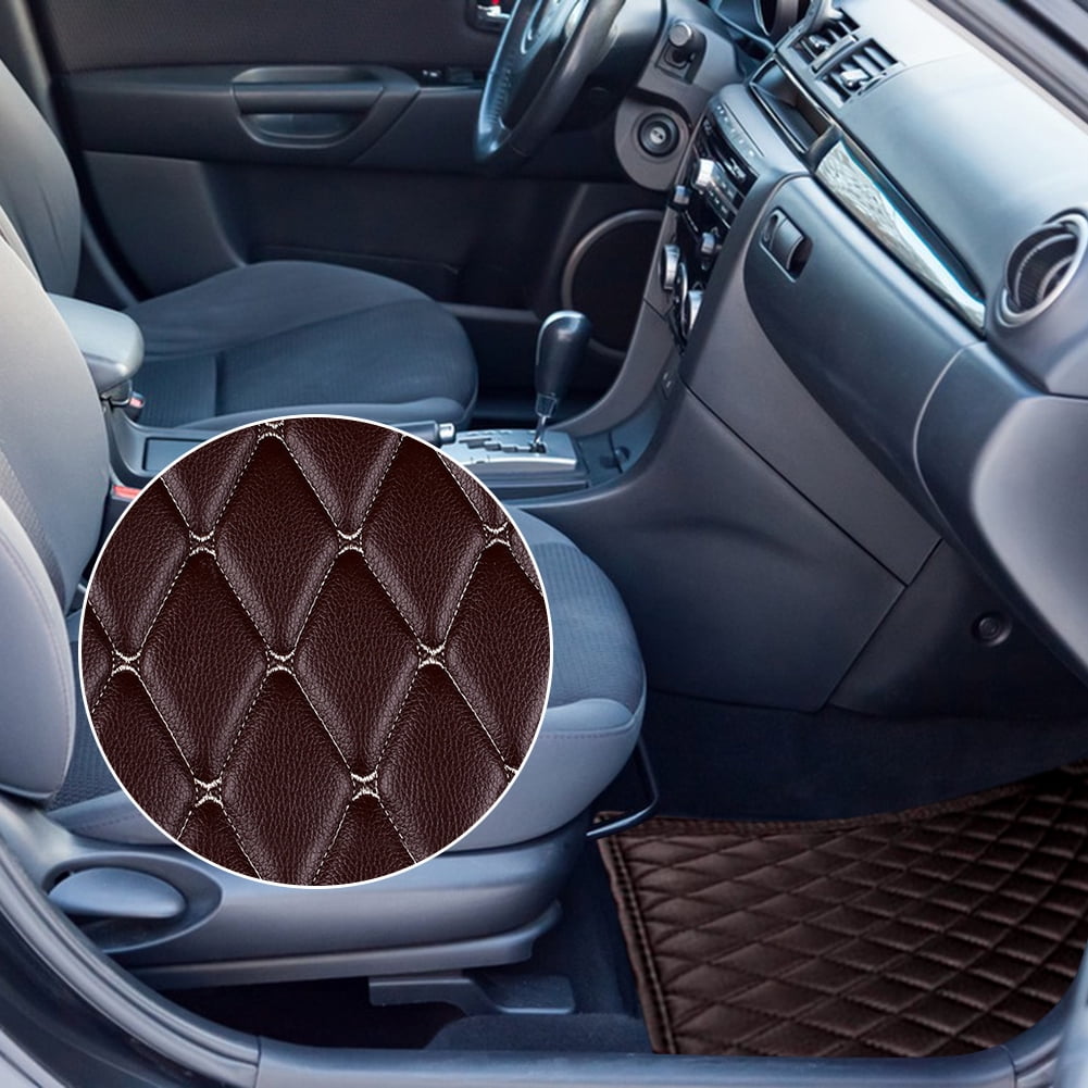 Quilted PVC Leather Fabric with Sponge Backing – Soft Upholstery for Car, Motorbike, Boat, Furniture 155cm x 100cm