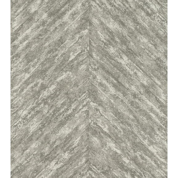 Advantage Madoka Sterling Chevron Wallpaper, 20.9-in by 33-ft, 57.48 sq. ft