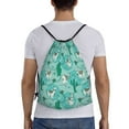 thumbnail image 2 of Bingfone Alapaca In Boho Drawstrings Backpacks Bags For Men Women Gym Drawstrings Bag, 2 of 9