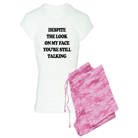 

CafePress - Despite The Look On My Face - Women s Light Pajamas