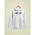 thumbnail image 3 of Amour Je'taime Paris Hoodie Women -Image by Shutterstock, Female XX-Large, 3 of 4