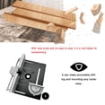 thumbnail image 2 of Riwcyla Set of 3 Router Table Insert Plate Aluminum Alloy Wood Milling Flip Board Machine Engraving Auxiliary Tool Woodworking Benches, 2 of 6