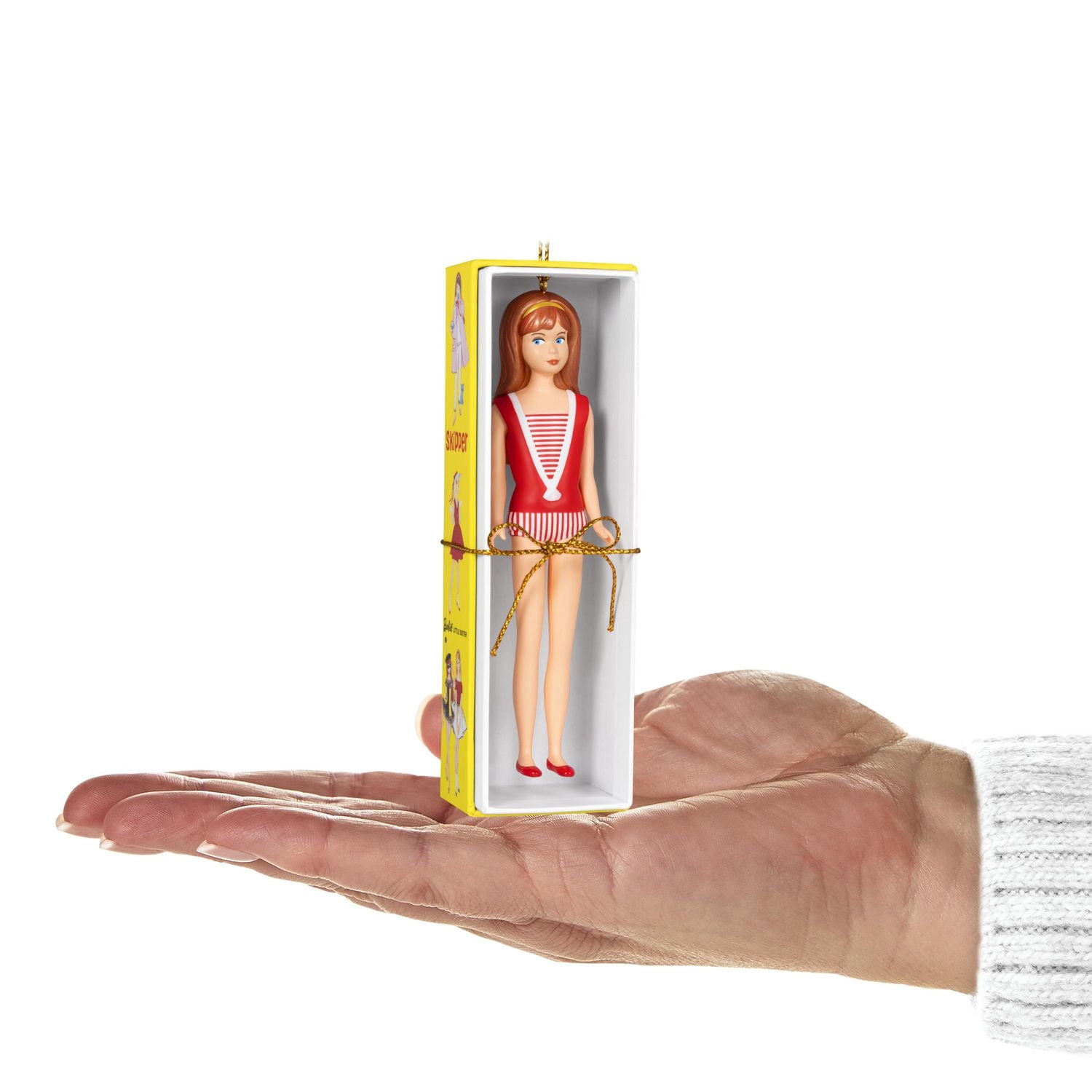 Hallmark Keepsake Christmas Ornament (Barbie 60th Anniversary Barbie's Little Sister, Skipper)