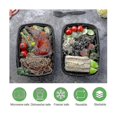 thumbnail image 5 of 50-pack Meal Prep Containers Reusable To-go Food Containers Plastic Bento Boxes Food Storage Lunch, 5 of 5