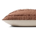 thumbnail image 2 of Loloi PLL0191 Rustic Brown 26'' x 26'' Decorative Pillow, 2 of 3