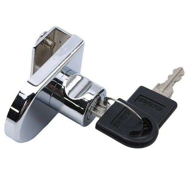 Class Cabinet Display Case Lock for Glass Door Cupboard Zinc Alloy Construction