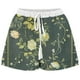thumbnail image 3 of Mujeres Pantalones Cortos con Bolsillos Impresos Detalle Vendaje, Casual Y Suelto Ajuste Pantalones Cortos de las Mujeres para el Verano, 3 of 5