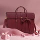 thumbnail image 5 of Bolsa para portátil MOSISO para mujer de 15 a 15-15,6 pulgadas, piel sintética, color rojo vino, 5 of 7