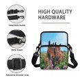 thumbnail image 7 of Psesaysky Crossbody Bag Two Chestnut Horses Decoration with Pockets Crossbody Bags for Travel, Polyester Lightweight Crossbody Purse, 7 of 7