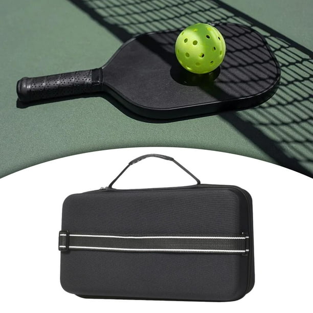 Bolsa para raqueta de Pickleball, estuche para raqueta de Pickleball, bolso de hombro de tela Oxford, bolsa de Pickleball para competición en interior negro