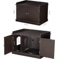 thumbnail image 6 of PAWLAND Lager Cat Washroom Storage Bench,cat Litter Box Enclosures -Espresso, 6 of 8