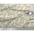 thumbnail image 2 of Soimoi White Cotton Duck Fabric Leaf Leaves Printed Fabric 1 Yard 58 Inch Wide, 2 of 3