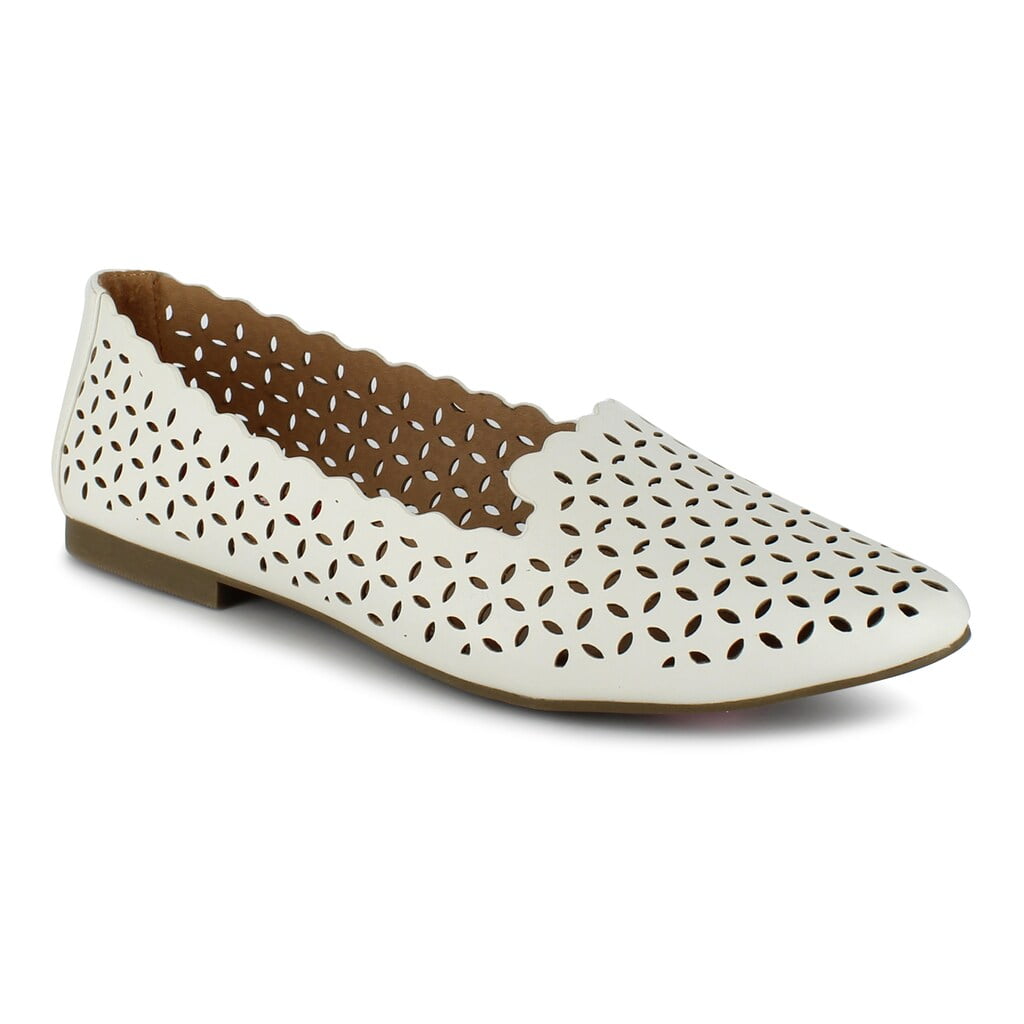 Unionbay Wellington Women's Flats White - Walmart.com